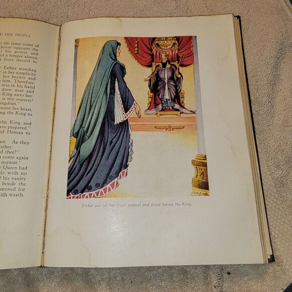 Heroes of the Bible by Olive beaupre Miller first edition 1940, signed by author - Picture 7 of 16